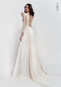 Zolotas Switzerland White Cybele dress back